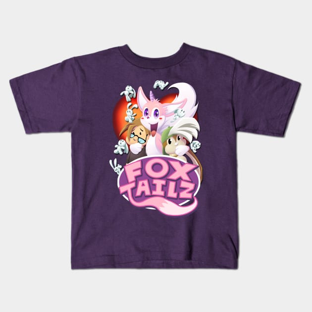 Gizmo and Bunny in Fox Tailz Kids T-Shirt by BackOfTheComicShopT